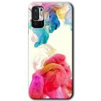 Potkal Hediye Fabrikası Poco M3 Pro Kılıf HD Desen Baskılı Arka Kapak - Gökkuşağı Color