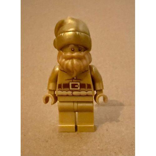 Orjinal Lego Minifigür Gold Noel Baba