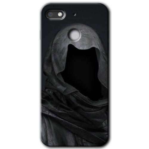 MRCİLETİSİM General Mobile GM 8 Go Kılıf HD Desen Baskılı Arka Kapak + Temperli Cam - Death