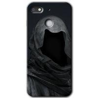 MRCİLETİSİM General Mobile GM 8 Go Kılıf HD Desen Baskılı Arka Kapak + Temperli Cam - Death