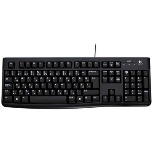 LOGITECH K120 F USB KLAVYE SIYAH 920-004163 KABLOLU