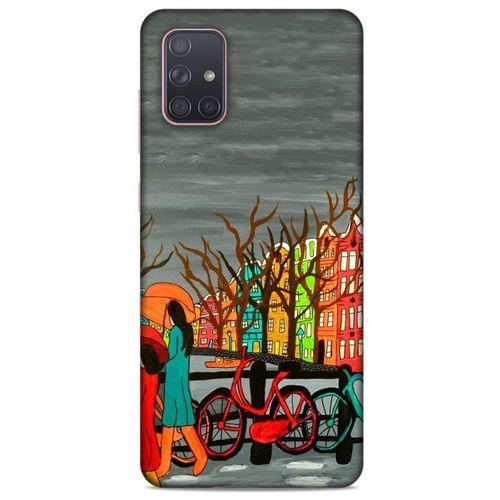 Cityx (43) Samsung Galaxy A71 Kılıf Silikon Kapak Desenli