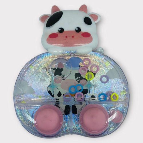 Işıklı Su Oyunu - Halka Geçirme - Fidget Oyun - Siyah İnek