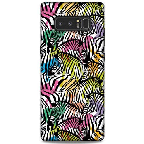 Animax Colorful Zebra Samsung Galaxy Note 8 Kılıf Desenli Silikon