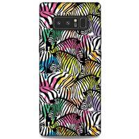 Animax Colorful Zebra Samsung Galaxy Note 8 Kılıf Desenli Silikon