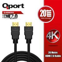 QPORT Q-HDMI202 HDMI 2.0 VERSİYON 4K 60HZ 20 METRE KABLO