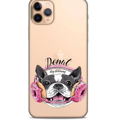 Zoologix (18) Apple iPhone 12 Pro Şeffaf Kılıf Silikon Desenli