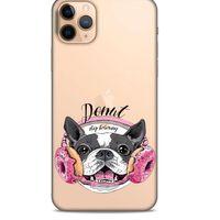 Zoologix (18) Apple iPhone 12 Pro Şeffaf Kılıf Silikon Desenli