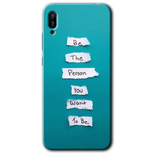 Huawei Y6 2019 Kılıf Baskılı Kapak - Want You +Tam Kaplayan Mat Seramik