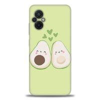 Xiaomi Poco M5 Kılıf HD Baskılı Kılıf - Avacado + Tam Ekran Koruyucu