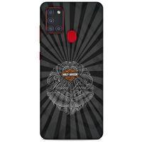 Samsung Galaxy A21s Uyumlu Kılıf Motorsiklet (40) Fit Silikon Kılıf Harley