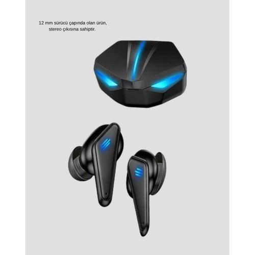 Bluetooth Kulaklık Tam Kablosuz Stereo Led Işıklı