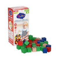Çocuk Playwood Ahşap 100 Parça Sihirli Küpler