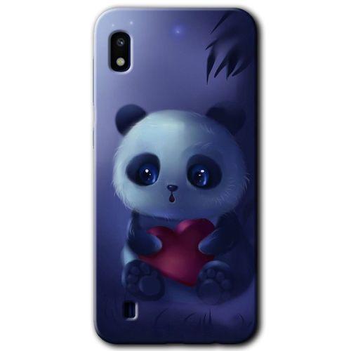 Potkal Hediye Fabrikası Samsung Galaxy A10 Kılıf HD Desen Baskılı Arka Kapak - Bebek Panda