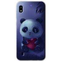 Potkal Hediye Fabrikası Samsung Galaxy A10 Kılıf HD Desen Baskılı Arka Kapak - Bebek Panda