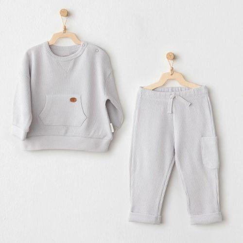 Andywawa Andywawa AC26014 Mummy S Snuggle Saurus 2'li Takım Grey