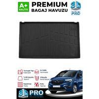 S-Dizayn Opel Combo Seperatörlü 3D Pro Bagaj Havuzu 2019 Üzeri A+ Kalite