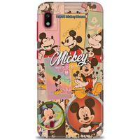 Samsung Galaxy A10 Kılıf HD Baskılı Kılıf - I Love Mickey + Tam Ekran Koruyucu