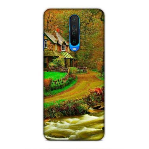 Xiaomi Redmi K30 5G Uyumlu Kılıf Azarbaijan (48) Bumper Kılıf Orman Evi