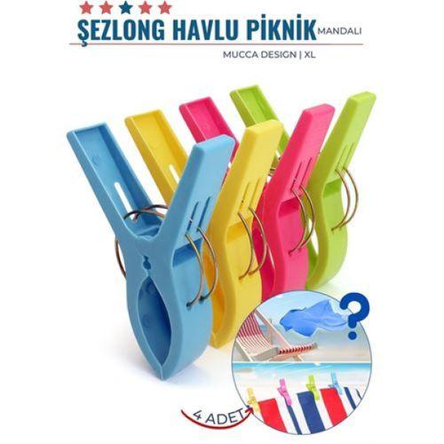 XL Plaj Havlu Şezlong Piknik Mandalı 4 ADET Mucca Design