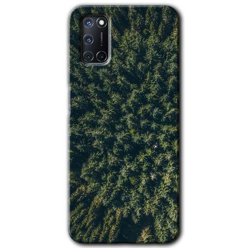 OPPO Oppo A92 Kılıf HD Desen Baskılı Arka Kapak - Çam Ağacı Ormanı