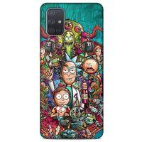 Samsung Galaxy A71 Uyumlu Kılıf Rick And Morty (32) Soft Silikon Kılıf Cronenberg Morty