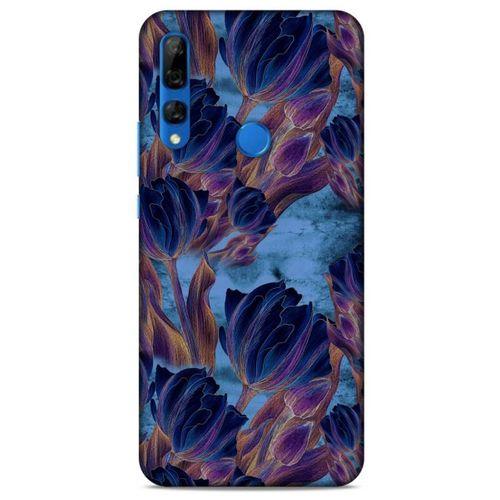 Huawei Y9 Prime 2019 Uyumlu Kılıf Mavi Delisi (49) Ultra Silikon Kılıf Lale