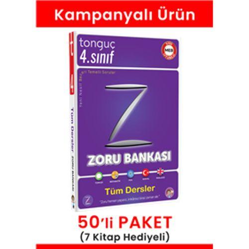 4. Sınıf Tüm Dersler Zoru Bankası 50' li Paket(7 Kitap Hediyeli)