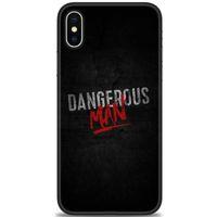 iPhone XS Kılıf HD Baskılı Kılıf - Dangerous Man + Tam Ekran Koruyucu