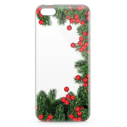 Apple iPhone 5s Kılıf Göknar Ağacı Arka Kapak Koruma Desenli Full Koruyucu