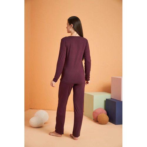 Pjs 28048 Kadın Patlı Pijama Takım