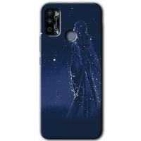 İnfinix Hot 9 Play Kılıf HD Desen Baskılı Arka Kapak - Gecenin Kraliçesi