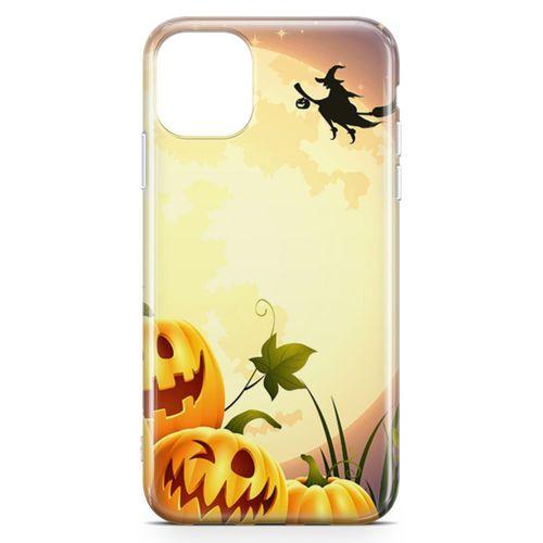 Apple iPhone 11 Pro Max Kılıf Cadı Balkabakları Arka Kapak Koruma Desenli Full Koruyucu