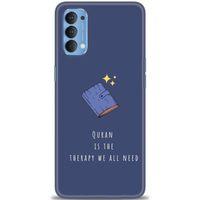 Oppo Reno 4 Kılıf HD Baskılı Kılıf - Quran + Tam Ekran Koruyucu