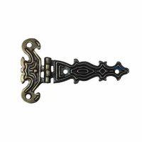 Dekoratif, Sac Tek Kuyruklu Menteşe - 40x68 Mm, Küçük, Antik, 100 Adet