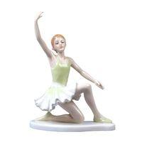 Wise Biblolar - Porselen Balerin Biblo 13,5x7,5x18 cm Dekoratif Obje Hediyelik