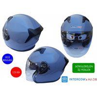 SEVGENT Kask Lss Çenesiz Vizörlü Nardo Gri M Beden