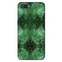 Mermer Desenli (12) Tema Koruyucu Silikon Yeşil Oppo Realme C2 Kılıf