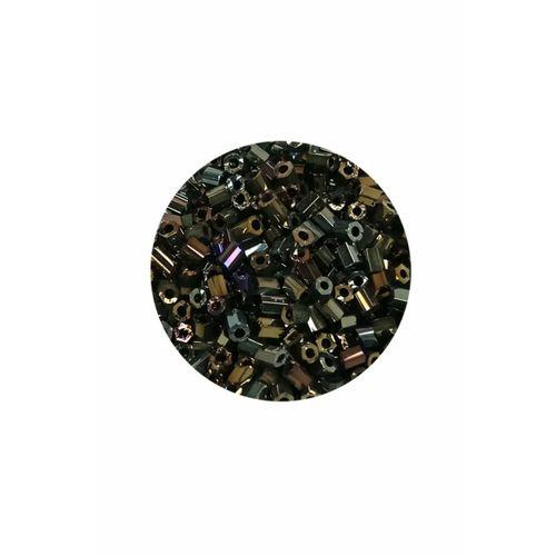 Kesme Cam Boncuk 2mm - 60 Gram - Asker Yeşili - BNC388