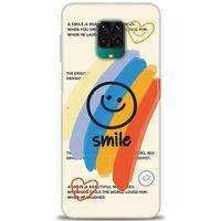 Xiaomi Redmi Note 9S Kılıf HD Baskılı Kılıf - Smile + Tam Ekran Koruyucu