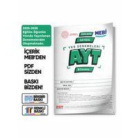 2026 ÖSYM YKS-AYT SAYISAL MEB ONLİNE Türkiye Geneli 8  Deneme Büyük Boy RENKLİ BASKI ÜCRETİ