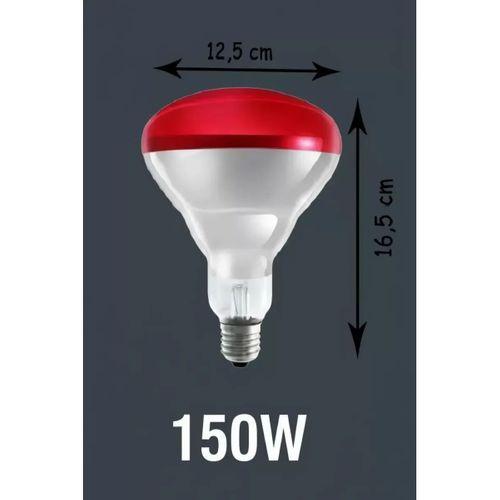 150w Kızılötesi (infrared) Isıtıcılı Hayvan Isıtma Ve Kuluçka Lambası (kırmızı Işık) E27 (kalın Duy)