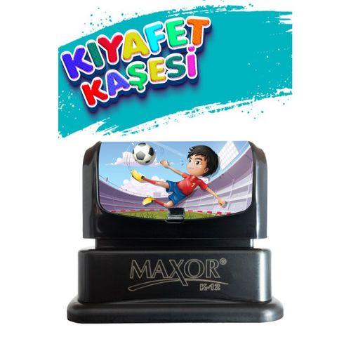 Kıyafet Kaşesi Futbol Temalı Öğrenci Kaşesi / Kıyafet Etiketi / Kumaş Kıyafet Kaşesi