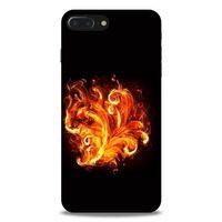 Lopard Apple Iphone 7 Plus Uyumlu Kılıf FireX (22) Tam Koruma Kılıfı Ateş Buket
