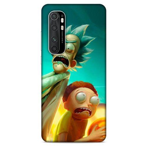 Xiaomi Mi Note 10 Lite Uyumlu Kılıf Rick And Morty (24) Darbe Emici Kılıf Frank Palicky