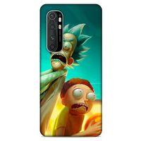Xiaomi Mi Note 10 Lite Uyumlu Kılıf Rick And Morty (24) Darbe Emici Kılıf Frank Palicky