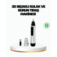 3d Bıçaklı Burun Ve Kulak Tıraş Makinesi Pil İle Çalışan Taşınabilir Model