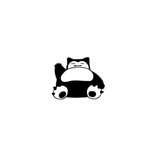 Snorlax Pokemon - Araç, Oto, Laptop, Duvar Uyumlu Sticker 10*8 Cm