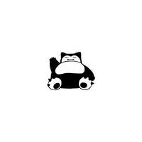 Snorlax Pokemon - Araç, Oto, Laptop, Duvar Uyumlu Sticker 10*8 Cm