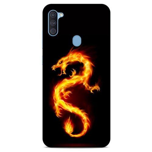 Samsung Galaxy A11 Kılıf Dragons (26) Tpu Silikon Kılıf Tatoo Ateş Ejderhası